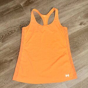 orange under armour tank top